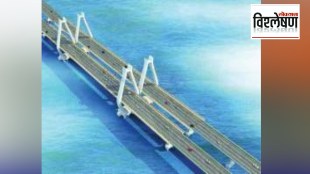 When will the third sea bridge from Nariman Point to Cuff Parade in Mumbai be completed