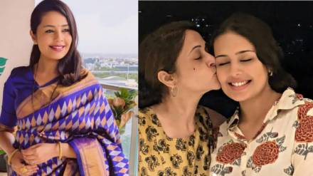 shivani rangole shares photo with mother in law actress mrinal kulkarni