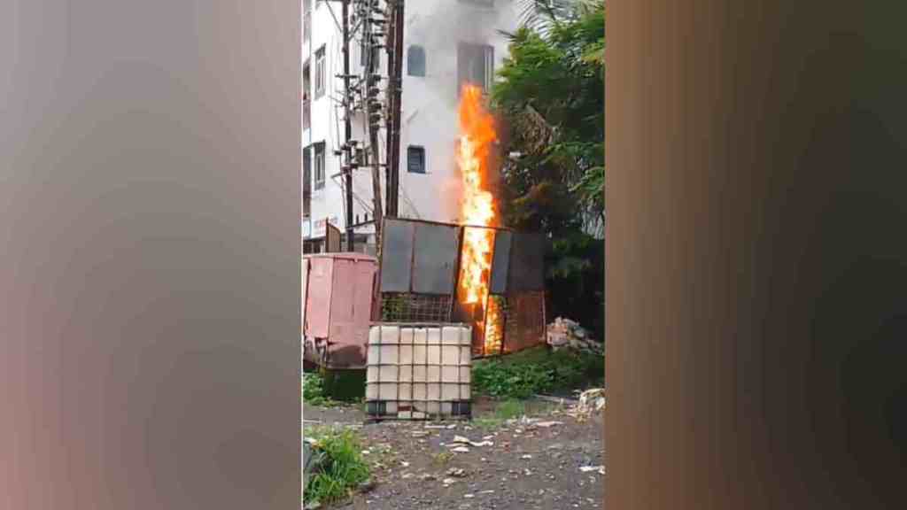 Transformer Fire in Ghansoli, Cuts Power to 2000 Homes, Restoration Expected by Evening, Ghansoli Transformer Fire, Ghansoli news, navi Mumbai news, latest news, Transformer Fire in Ghansoli, Cuts Power to 2000 Homes, Restoration Expected by Evening, Ghansoli Transformer Fire, Ghansoli news, navi Mumbai news, latest news,