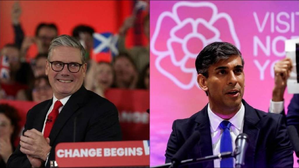 UK General Election 2024 Result Rishi Sunak vs Keir Starmer
