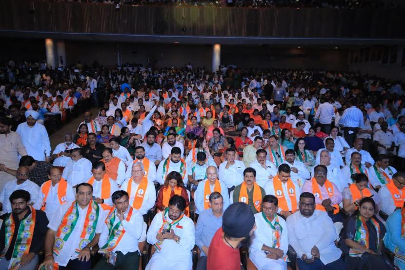 Mahavikas Aghadi Melava Mumbai Photos