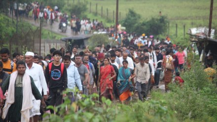 Crowd of devotees in Trimbak