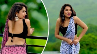 Jahnavi Killekar Saree Bold Look
