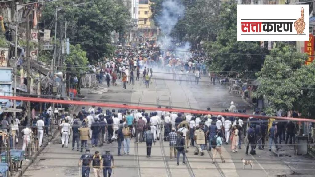 Kolkata Doctor Case March to Nabanna by Chhatra Samaj