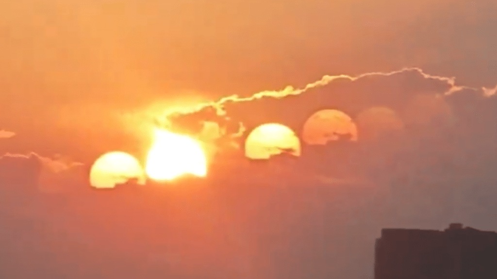 Mysterious optical illusion causes Seven Suns to appear in Chinas sky Mysterious optical illusion causes Seven Suns to appear in Chinas sky