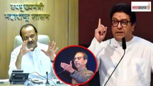 Ajit Pawar, Raj Thackeray, Uddhav Thackeray,