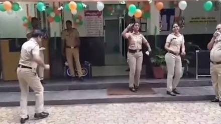 police Nagpur dance, police dance suspended nagpur,