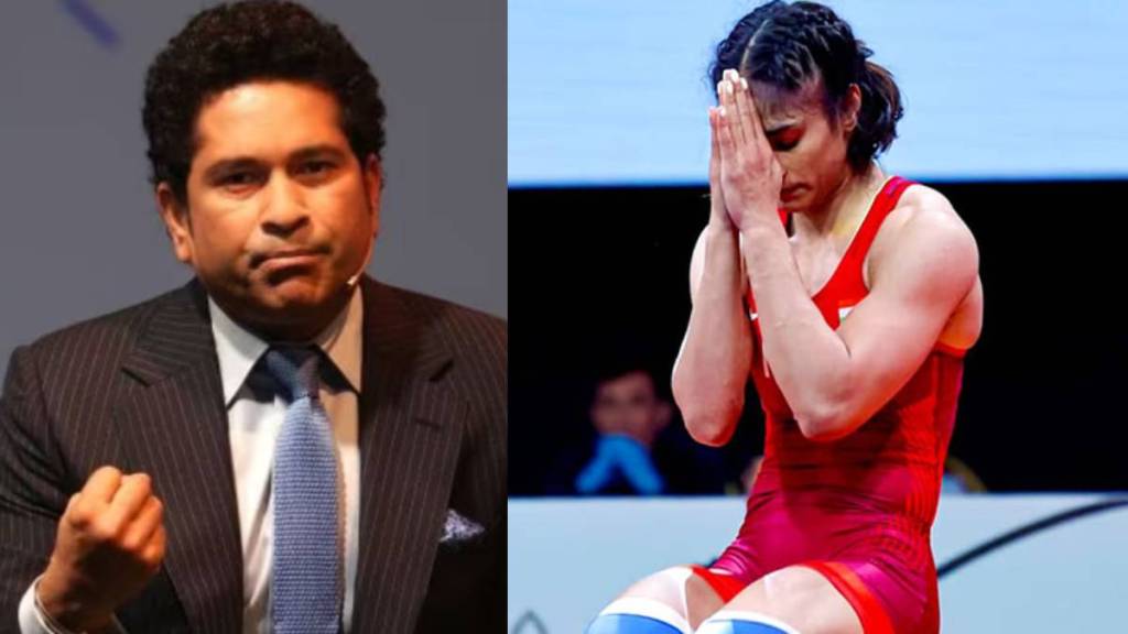 Sachin Tendulkar Wrote Emotional post for Vinesh Phogat Disqualified and Nisha Dahiya