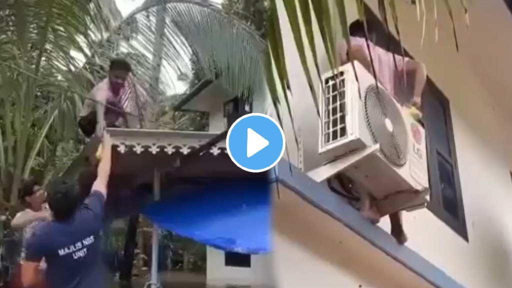 viral video humanity still alive a young man helped cats in flood video