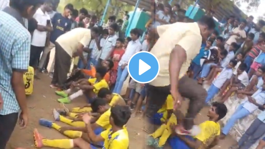 ‘Are You Man Or A Woman?’: Physical Education Teacher In Tamil Nadu Beats Up Students Over Poor Show In Football Match Video ‘Are You Man Or A Woman?’: Physical Education Teacher In Tamil Nadu Beats Up Students Over Poor Show In Football Match Video
