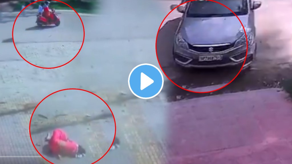 Hit And Run video viral kanpur shocking accident video viral Hit And Run video viral kanpur shocking accident video viral