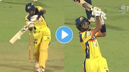 Rahul Dravid son Samit big six video