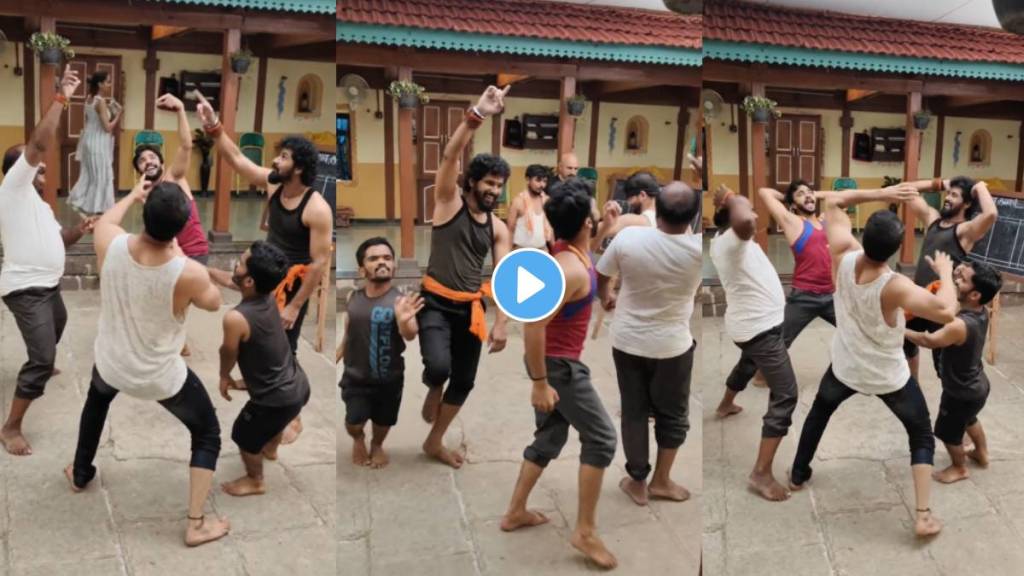 Lakhat Ek Amcha Dada fame nitish Chavan dance with artist on Govinda Re Gopala song of Laxmikant Berde
