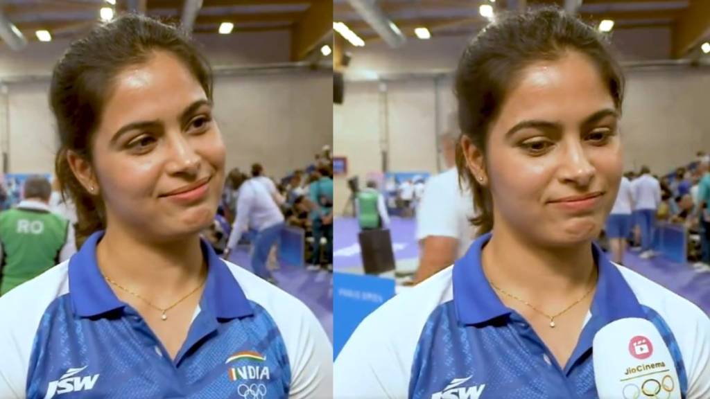 Manu Bhaker Statement After Final of 25M Pistol Said I was Nervous Manu Bhaker Statement After Final of 25M Pistol Said I was Nervous