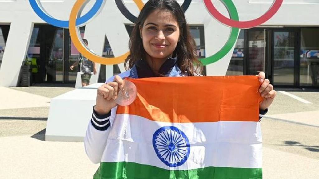 Paris Olympics 2024 Manu Bhaker Named As Indias Flagbearer for Closing Ceremony Paris Olympics 2024 Manu Bhaker Named As Indias Flagbearer for Closing Ceremony