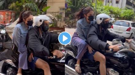 Rhea Chakraborty is seen Enjoying Bike Ride With Boyfriend Nikhil Kamath watch video
