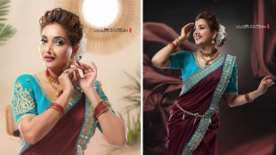 Rupali Bhosle Nauvari Saree Look