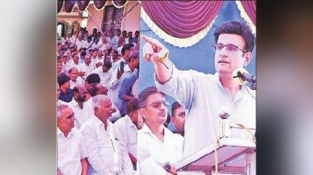 Samarjitsinh Ghatge signaled a change in political direction for development in Kagal constituency  Print politics news