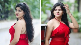 Sarika Salunkhe Red Dress Look