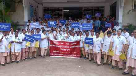 Pune, Sassoon General Hospital, Employee Protest, Collector s Office, Hospital Defamation, Employee Demands, Recruitment Issues
