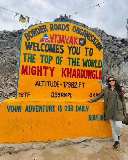 Sonalee Kulkarni Ladakh Tour