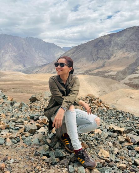Sonalee Kulkarni Ladakh Tour