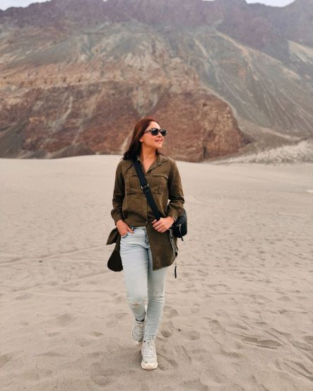 Sonalee Kulkarni Ladakh Tour