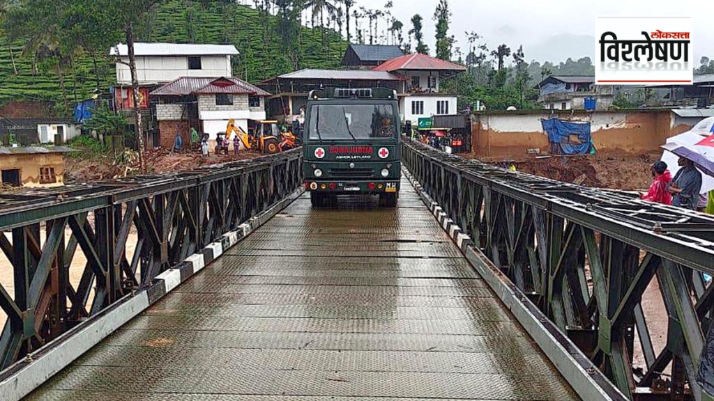 What is a Bailey bridge constructed in Wayanad after landslides What is a Bailey bridge constructed in Wayanad after landslides