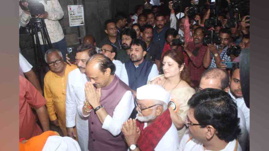 Nashik, Ajit Pawar, Shri Kalaram Temple, jan samman Yatra, ncp BJP, Shiv Sena, MNS, Sadhugram, Ladaki Bahin Yojana, farmers