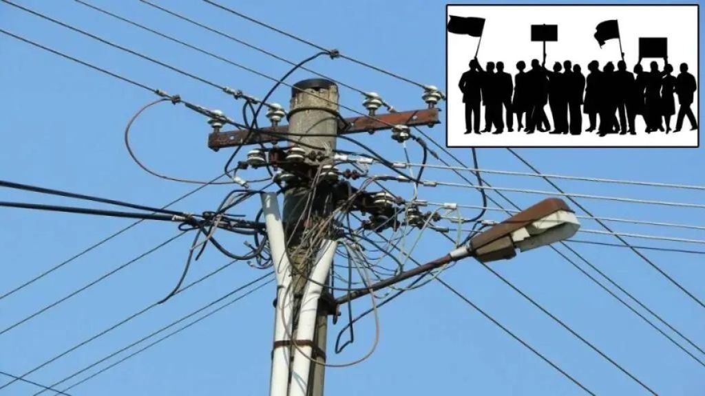 Contract electricity workers strike warning risk of system collapse Contract electricity workers strike warning risk of system collapse