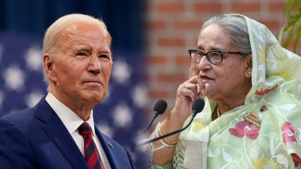 joe biden sheikh hasina Reuters