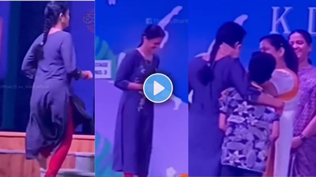 joy of the mother after the boy won, Video Viral