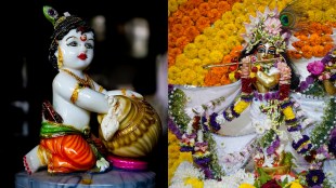 Krishna Janmashtami simple decoration ideas for bal gopal temple at home pooja ghar decoration