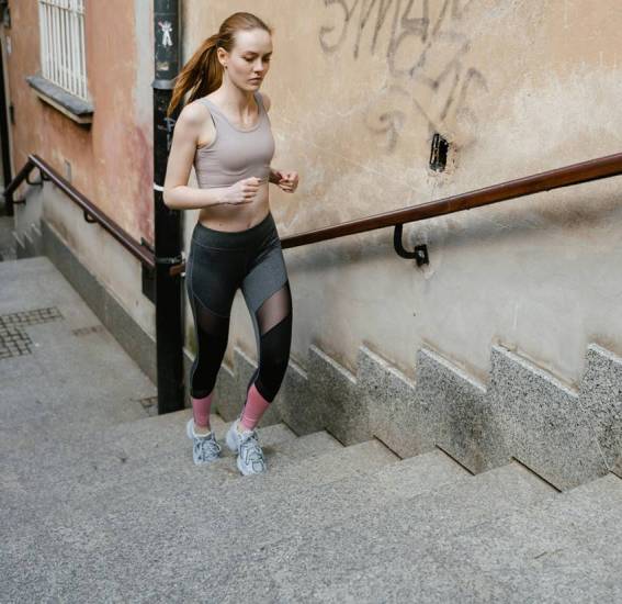 climbing stairs or running for weight loss
