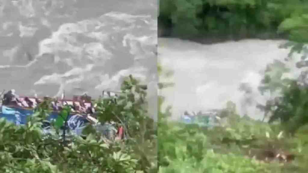 Nepal bus accident, indian bus plunges in river, Nepal, tourists, Jalgaon, Bhusawal, Pokhara, Kathmandu, Nepal bus accident, indian bus plunges in river, Nepal, tourists, Jalgaon, Bhusawal, Pokhara, Kathmandu,