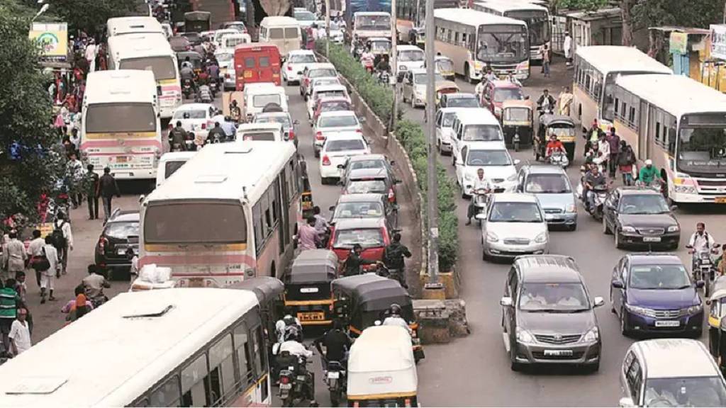 pune , ltraffic jam, ganesh utsav