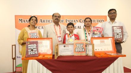 Simultaneous record performance of mother-son in nagpur