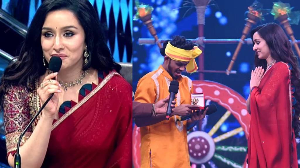 shraddha kapoor speaks marathi and gave special gift to participant