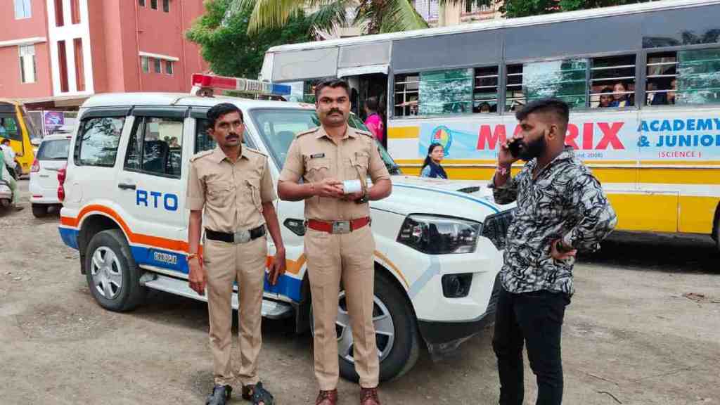 Vasai, school children safety, school van checking in vasai, Badlapur sexual abuse case, transport department, school buses, safety measures, regional transport campaign