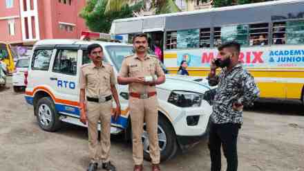 Vasai, school children safety, school van checking in vasai, Badlapur sexual abuse case, transport department, school buses, safety measures, regional transport campaign