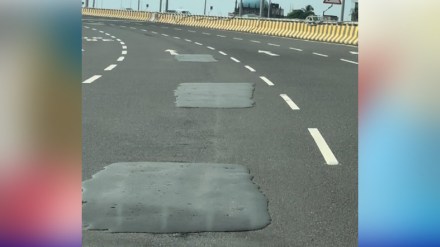 Criticism of the bmc on social media due to the high level of asphalt on the sea coast road causing problems to motorists Mumbai news