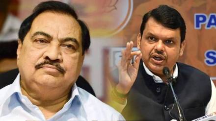 Devendra Fadnavis on Eknath Khadse