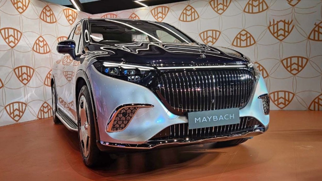 Mercedes Benz fully electric Maybach EQS 680 introduced at manufacturing project in Chakan economic news