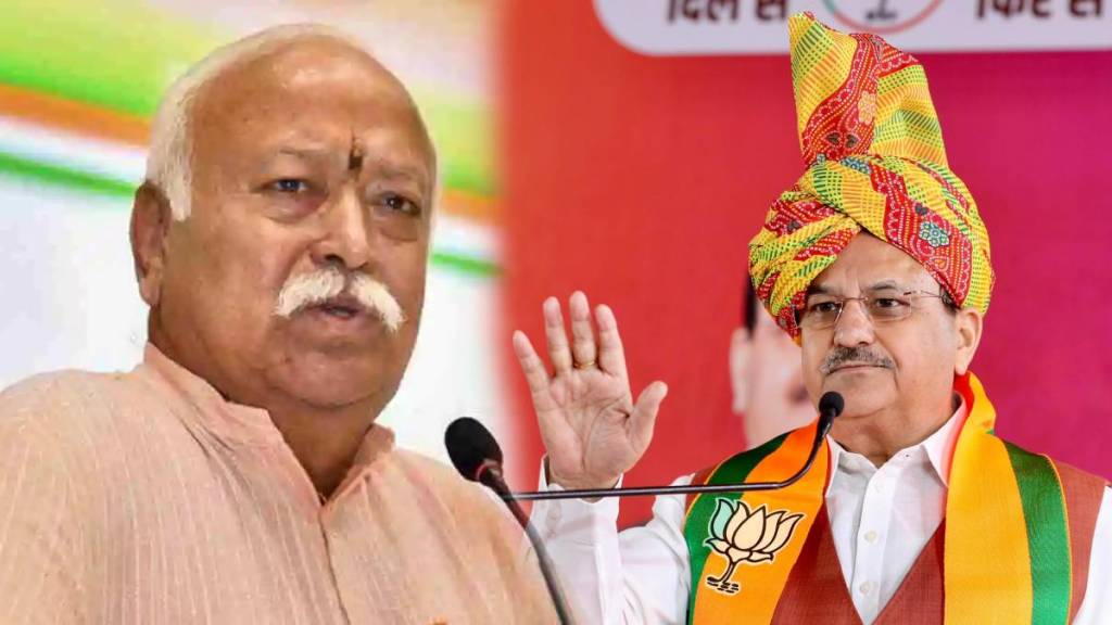Mohan Bhagwat JP Nadda Mohan Bhagwat JP Nadda