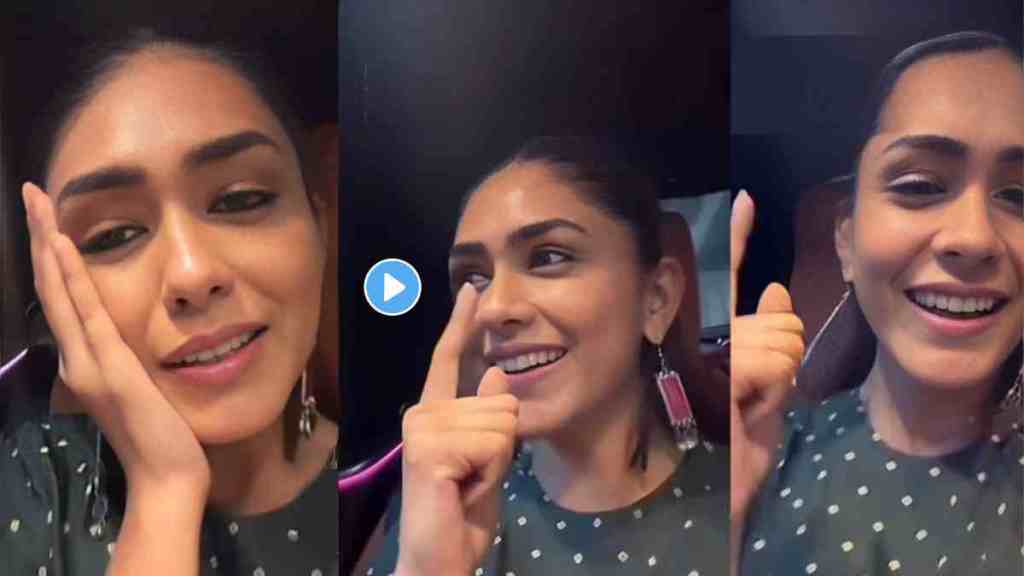 mrunal thakur shares reel on taambdi chaamdi song mrunal thakur shares reel on taambdi chaamdi song