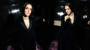 Neha Dhupia stunned in all black outfit