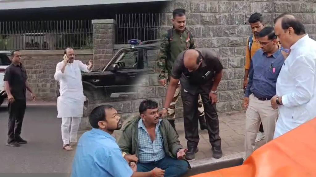ajit pawar help accident victim