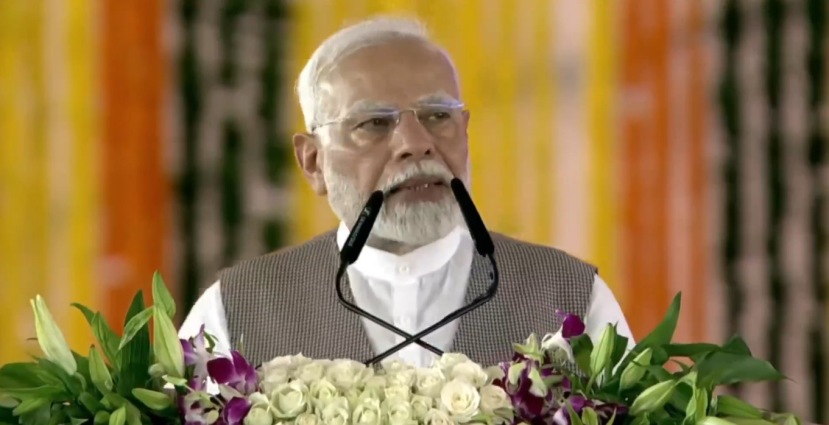 Narendra Modi in Wardha