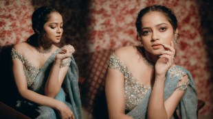 Shivali Parab Designer Saree Look