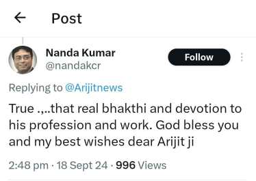 arijit singh fan commented on his viral video of live concert